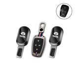 Folkswheel Combo | TATA Key Cover ( 4 Button ) | Seatbelt Extender ( 2 pcs)