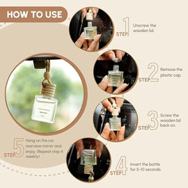 Pack of 3 Car Perfumes Hanging Pod