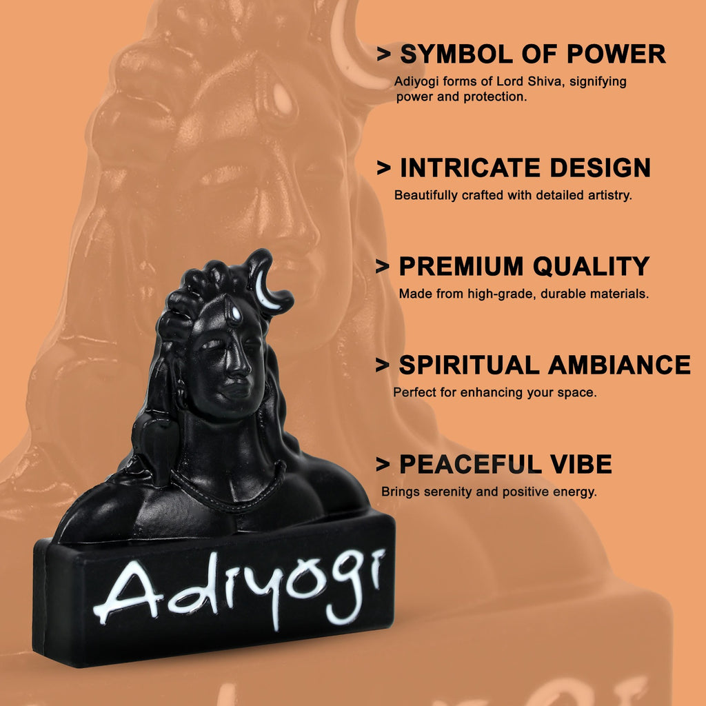 Lord Adiyogi Mahadev Shiv Shankara Showpiece Idol Murti Statue Decorative Showpiece