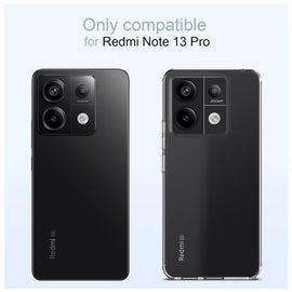 Redmi Note 13 Pro 5G / Poco X6 5G Back Cover Case | Hybrid - Crystal Clear