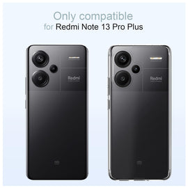 Redmi Note 13 Pro Plus 5G Back Cover Case | Hybrid - Crystal Clear