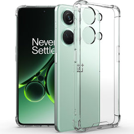 OnePlus Nord 3 Anti-Shock Proof Back Cover Case | TPU+PC - Bumper Clear