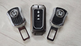 Folkswheel Combo | Honda Key Cover ( 3 Button ) | Seatbelt Extender ( 2 pcs)