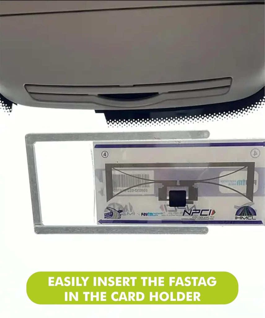 Fast TAG Holder Windshield Glass Protector with double side Tape (Pack of 2 Pcs)